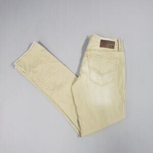 BKE Mens Jake Straight Jeans Size 30x32 Tan